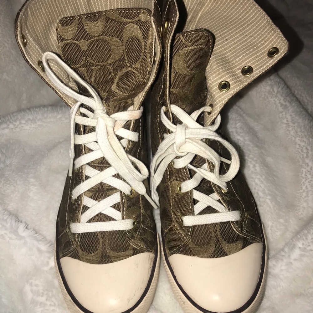 Coach convertible high tops